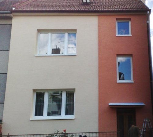 Zateplení fasády rodinných domů - Brno, Bystrc